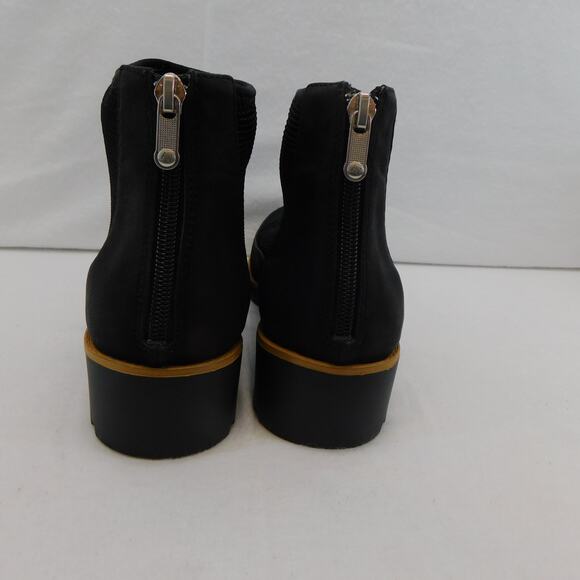 Vince Camuto Women's Doneta Leather Hiker Boots Cocoa Biscuit Lea Size 8.5 New - Picture 3 of 9